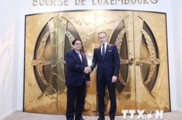 Thủ tướng Phạm Minh Chính thăm Sở Giao dịch chứng khoán Luxembourg